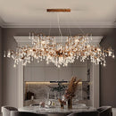 Modern Luxury Crystal Pendant Chandelier by Ljojo for Home Room Decoration & Living Dinning Fixture