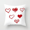 Ljojo Love Heart Cushion Cover for Living Room Sofa Valentine's Day Home Decor