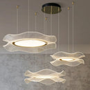 Nordic Luxury Lotus Acrylic LED Chandelier Pendant Light by Ljojo