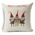 Christmas Santa Claus Pillowcase: Ljojo Linen Decoration for Car Sofa 45cm * 45cm