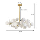 Luxury Modern Led Chandelier for Dining Room | Sophisticated Indoor Pendant Lamp by Ljojo