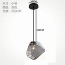 Ljojo Classic Iron/Glass Pendant Lights - Modern E27 Indoor Bedroom Decor Fixtures