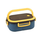 Ljojo 2-Layer Bento Lunch Box with Spoon & Fork, Leakproof Microwavable Food Container