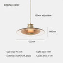 Modern Glass Flying Saucer LED Pendant Light Chandelier for Dining Room by Ljojo