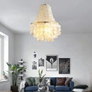 Ljojo Luxury Shell Ceiling Chandelier for Home Decor - Modern & Elegant Lighting Solution