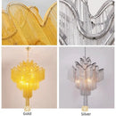 Italian Crystal Chandelier: Designer Luxury Pendant Light for Hotel Lobby by Ljojo