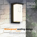 Ljojo LED Wall Light Motion Sensor Waterproof Outdoor Modern Home Garden Decor