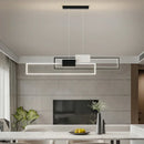 Nordic Simple Geometry Dimmable Chandeliers by Ljojo for Living Room and Kitchen