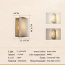 Ljojo Marble Headboard Wall Lamp - Chinese Style, American Minimalist, Retro design