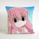Ljojo 45x45 Decorative Pillowcases for Sofa Pillows - Bocchi Rock Theme