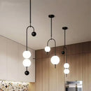 Nordic Minimalist LED Ceiling Chandelier Magic Bean Pendant Light for Home Decoration Ljojo