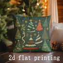 Christmas Trees Pillow Covers for Sofa Bedroom Car by Ljojo