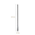 Ljojo Long Handle Stainless Steel Teaspoon for Coffee, Tea, Dessert, and Ice Cream