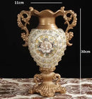 Ljojo™ Resin Vase Dried Flower Arrangement Plate Home Decor