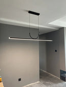 Ljojo LED Chandelier: Simple Modern Nordic Design for Dining, Office, Bar, and Tea Room
