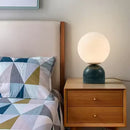 Ljojo Marble Glass Table Lamp - Nordic Modern Green Living Room Bedroom Study Lamp