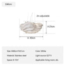 Ljojo Cloud Led Chandeliers: Modern Art Warm Light Home Decor Lighting Fixtures