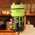 Ljojo 550ml Tritan Sports Water Bottle for Girls: Large Capacity, Double Drinking, Portable Straw Cup