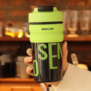 Ljojo 550ml Tritan Sports Water Bottle for Girls: Large Capacity, Double Drinking, Portable Straw Cup