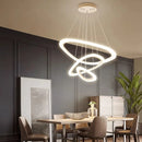 Ljojo Modern Acrylic Ceiling Chandelier Dimmable Pendant Light for Dining & Living Room