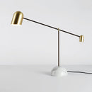 Ljojo Marble Base Adjustable Desk Lamp - Modern Design for Living Room, Study, Bedroom