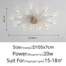 LED Ceiling Lamps Modern Minimalist Design for Living Room Bedroom Home Decor by Ljojo
