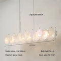 Ljojo Luxury Colorful Glass LED Pendant Lights French Modern Living Room Hanging Lamp