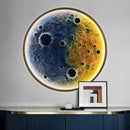 3D Moon Lamp Wall Decoration: Internet Famous Tavern Background Hanging Lamp by Ljojo