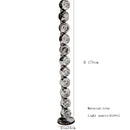 Ljojo Minimalist Metal Floor Lamp in Silver/Gold for Stylish Foyer Lighting