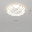 European Round Square Invisible Bladeless Ceiling Fan with LED for Living Room by Ljojo