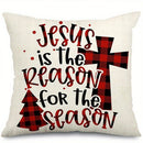 Christmas Decoration Pillowcase Ljojo Merry Christmas New Year Gift Sofa Cushion Cover
