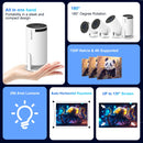 Ljojo™ HY300 4K Android Projector: 720P Portable Cinema Outdoor Movie WiFi6 BT5.0