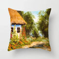 American Country Oil Painting Landscape Pillowcase by Ljojo for Home & Office Decor