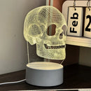 3D Crystal Skull LED Night Light - Halloween & Birthday Gift, Home Decor, Unique Souvenir for Ljojo