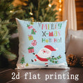 Christmas Cartoon Pillow Covers by Ljojo: Festive Decor for Sofa, Bedroom, Car