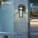 Ljojo Matte Black Outdoor Wall Sconces for Garage Garden Entryways
