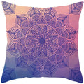 Ljojo Mandala Print Square Pillowcase - Home Decor Cushion Cover