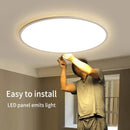 Ljojo LED Ceiling Light: Remote Control, Large Luminous Surface, Bedroom Lamp