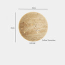 Ljojo LED Wall Lamps: Nordic Minimalism Bedroom & Living Room Light, Yellow Travertine