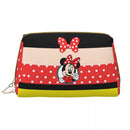 Ljojo Minnie Mouse Leather Makeup Bag: Stylish & Large Capacity Cosmetic Pouch