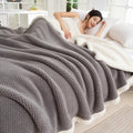 Ljojo Luxury Velvet Blanket, Double-Sided Plush Bed Cover, Warm & Thick Bedspread