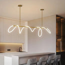 Ljojo Long Hose Led Chandelier Modern Dining Table Kitchen Nordic Pendant Lamp Fixture