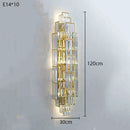 Large Wall Lamp Crystal Decorative High-End Lighting for Living Room by Ljojo