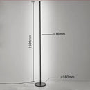 Ljojo Minimalist LED Floor Lamp Remote Control for Living Room Bedroom Study