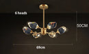 Axxya Crystal Chandelier: Luxury Living Room & Bedroom Pendant Light
