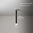 Ljojo Marble Designer Belt Pendant Light: Dimmable Luxury Chandelier