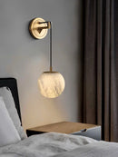 Copper Marbled Wall Lamp by Ljojo - Luxury Living Room Lighting