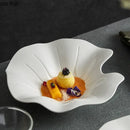 Ljojo Lotus Leaf Ceramic Soup Plate Set for Molecular Cuisine