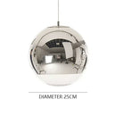 Nordic Glass Ball Pendant Light for Dining Room - Modern Hanging Lamp by Ljojo