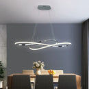 Ljojo LED Chandelier with Dimmable Remote - Modern Lighting for Home and Office